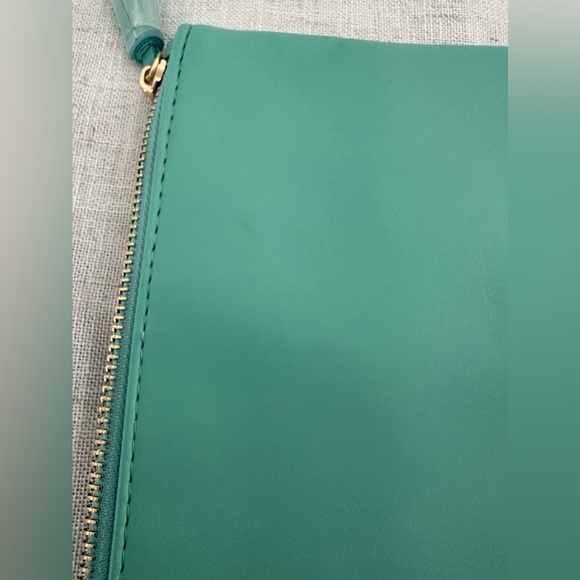 Rachel Pally Reversible Fold Over Clutch Purse Paradise Coral Vegan Leather - Picture 8 of 10